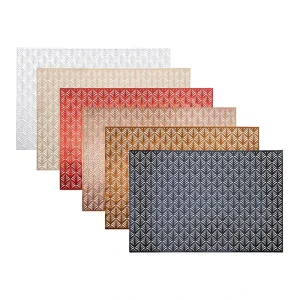 Floral Table Place Mat for Home and Restaurant Use Elegant Mats and Pads