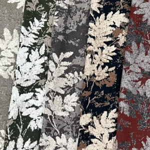 Floral Yarn Dyed Woven Brocade Fabric for Sofa Pillows Tablecloths Upholstery Furniture