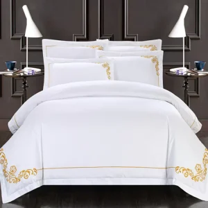 Flourish Luxury Brand European Winter Quilt Duvets Bedding Set 100% Cotton Luxury Duvet Cover