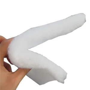Fluffy Airlaid Non woven Thermal Bonded Polyester Cotton Batting Interlining Breathable Wadding Roll for Clothes