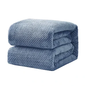 Fluffy Coral Fleece Polyester Throw Blankets for Bedding and Sofa Raschel Printed Blanket