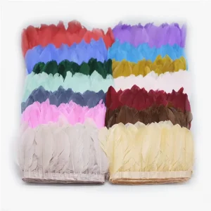 Fluffy Feather Trim for Cosplay Prop, Bag Decor, Doll Dress, Banner, Chair Sash, Father’s Day, Graduation, Halloween Embellish