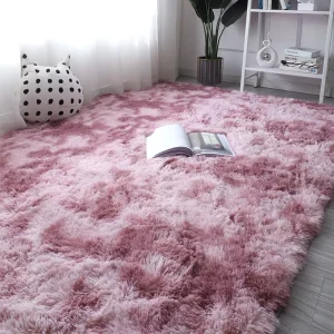 Fluffy Floor Plush Shaggy Home Non Slip Living Room Rug Carpets