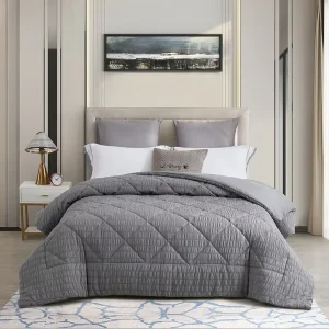 Fluffy Marshmallow Comforter Set Premium Brushed Polyester Wrinkle Free Anti-Static Ultra Durable Bedding Essentials