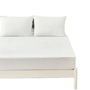 Foldable 100% Coral Fleece Bed Mat Anti Dust Mite Waterproof Mattress Protector