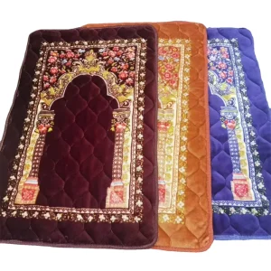 Foldable Luxury Portable Islamic Saudi Arabia Muslim Prayer Mat Made Rug Muslim Gift Set