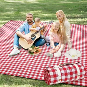 Foldable Outdoor Beach Mat Tourist Park Garden Grassland Play Waterproof Picnic Camping Blanket
