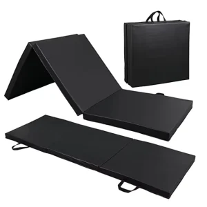 Foldable PVC Lightweight Wear Resistant 4/5mm Thick Women’s Gym Training Exercise Mat for Gymnastics and Yoga