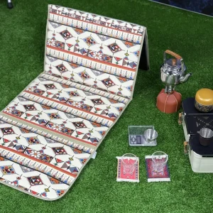 Foldable Prayer Mat with Back Support and Extra Padding for Comfort Durable Portable Meditation & Ramadan Eid Gift