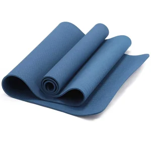 Foldable Thick TPE Yoga Mat 183cm Eco Friendly Travel Exercise Pad Sweat Absorption