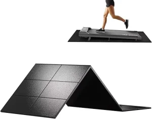 Foldable Treadmill Mat Exercise Bike Mat Waterproof Walking Pad for Carpet Hardwood Floors Workout Bikes Fitness Equipment Yoga