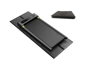 Foldable Treadmill Mat with High Density Foam for Shock Absorption and Floor Safety Easy Storage for Home Fitness