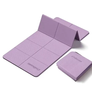 Foldable Yoga Mat 5mm Portable Non Slip Home Fitness Mat Shock Absorption Silent Student Dormitory Sleeping Thickened Mat