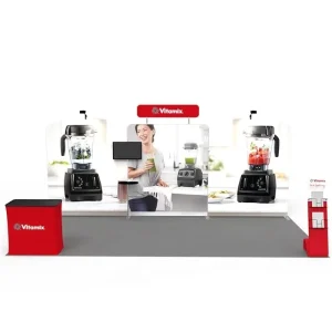 Folding Aluminum Fabric 3×6 Event Trade Show Modular Portable Display Booth