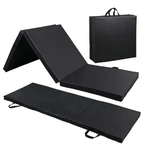 Folding Exercise Gymnastics Mat Gym Workout Mat Carrying Handles High Density Anti Tear Portable Fitness Aerobics Mats