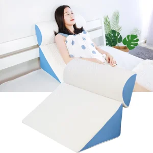Folding Memory Foam Bed Wedge Pillow Back Support Reading Rest Pillows Back Wedge Lumbar Leg Pillow