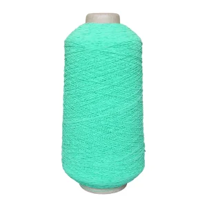Food Grade Crochet Dyed Spandex Covered Yarn Elastic Thread with OE Technics High Strength for Making Socks Gloves