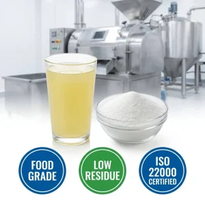 Food Grade Polyacrylamide PAM for Sugar Mill Juice Clarification Saccharification Flocculant Low Residue