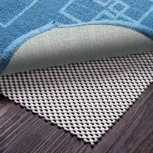 Footcare Odour Free Woven Machine Made Non Slip Cushioned Antimicrobial PET Friendly PVC Rug Pad 2×10 Carpet Underlayment