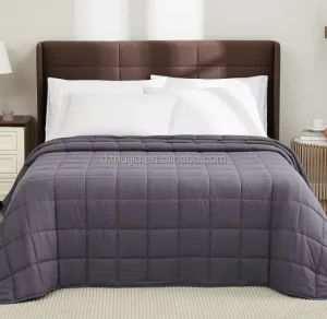 For Blanket Cooling Breathable Woven Vintage 100% Cotton Heavy Microfiber Material All Season Therapy Soft Thick Comfort