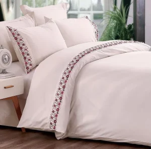 For Plain Style Microfiber Woven Bed Sheet Set Including Duvet Cover 200TC All-Season Wedding Four-piece Kit