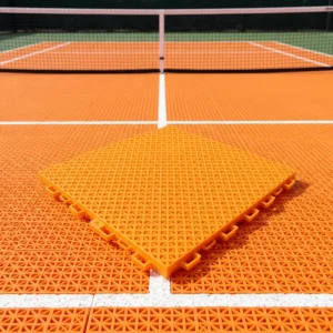 For TD270 Suspended Eco Friendly High Density PP Interlocking Floor Carpet Tiles 30.48×30.48×1.5cm Outdoor Pickleball