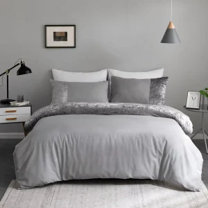 Foreign Trade Home Textiles Bedding Three-Piece Set Cross-Border European American Size Velvet Solid Color Set