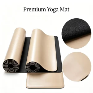 Formfit Lignment Line Eco Friendly Yoga Mat Anti Slip Surface 5mm Thick 183cm Length Durable Waterproof for Professional Yoga