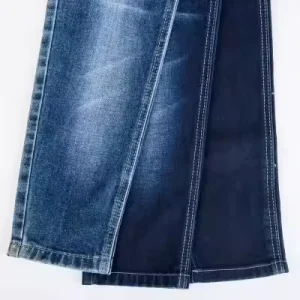 Foshan Direct Supply 58 59″ Indigo Blue Stretch Denim Jeans for Boys 65% Cotton Twill Weave 12.3oz Straight Leg Heavyweight
