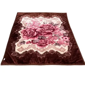 Four Season Printed Raschel Blanket Thick Flange Plush Blanket