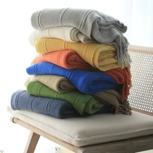 Four Seasons Cosie Tassels Wearable Other Blankets Throw Blanket Cashmere Soft Warm Customizable Bed Blankets