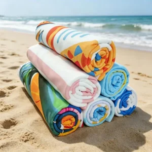 Free Design Custom Beachtowel Beach Towel With Logo Custom Print Fast Shipping Summer Large Beach Towel Microfiber