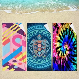 Free Design Custom Beachtowel Beach Towel With Logo Custom Print Fast Shipping Summer Large Beach Towel Microfiber