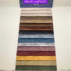 Free Sample 100% Polyester Flame Retardant Printed Super Soft Warp Knitted Holland Velvet Upholstery Fabric for Sofas Car