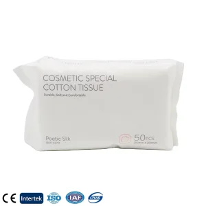 Free Sample CE ISO9001 GMPC Soft Pack Compressed Towel Premium Cotton Facial Tissue