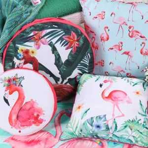 Free Sample Design Custom Printed Square Sofa Outdoor Pillow Case Xmas Decoration Waterproof Cushion Cover Pillows Cushions Set