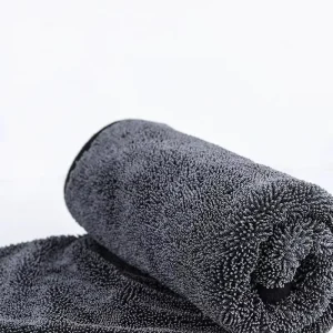 Free Sample Microfiber Twist Loop Towels Double Side 600gsm Super Absorbent Drying Auto Detailing Car Drying for Car Wash