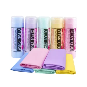 Free Sample Quick Dry PVA Car Wash Chamois Towels Smooth Dot Embossed Surface No Water Trace Super Elastic Durable Cloth