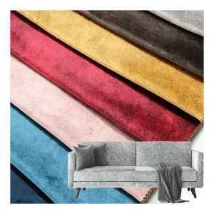 Free Sample Textiles Printing Sofa Fabric DTY FDY Velvet Fabric for Upholstery Sofa Furniture