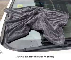 Free Sample Two Sides Towel Auto Detailing Car Wash Towel Microfiber Twist Drying Towel for Cars Microfiber Twisted Loop
