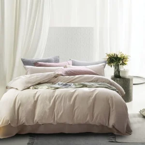 French Fabric Bed Linen Sheets Bedding Duvet Cover Set Bed Linen Set Pure French Linen Bedding
