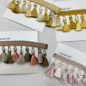 French Style Tassel Lace Strap Flower Strap Width 65mm Pillow Table Flag Curtain DIY Decorative Accessories