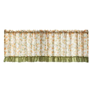 French style Modern Floral Pattern Bedroom Skylight Half Curtains Short Door Curtains Light Transmitting Polyester Curtains
