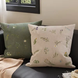 French style Square Sophisticated Pillow Light Luxury Back Cushion Fabric Bed Living Room Sofa Throw Pillow Cover Modern
