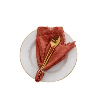 Fringed Gauze Cloth Napkins & Accessories for Wedding Decorations Party Dinners and Other Special Occasions