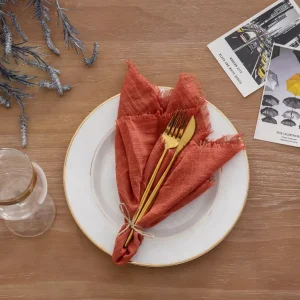 Fringed Gauze Table Decorations Table Napkin Gauze Napkins Wedding Decoration Party Dinner Napkins