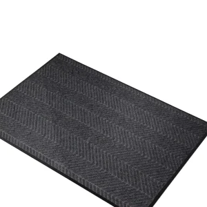 Front Door Mat Indoor Outdoor 3′ X 5′ Heavy Duty Absorbent Low Profile Non Slip Polyester Trap Dirt Durable Entryway Home Patio