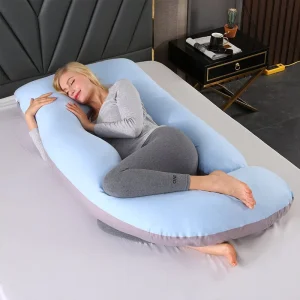 Full Body Cozy comfort Baby Feeding Nursing g J shape Maternity Pregnancy Pillow Pregnant Sleeping Pad With Waist Support