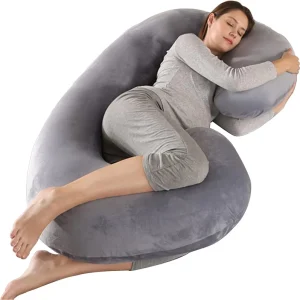 Full Body Support Pregnancy Maternity Pillow C Shape Comfortable Nursing Sleep Pillow