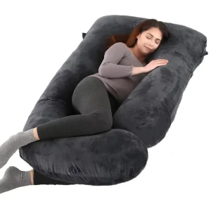 Full Body Support Pregnancy Pillow Sleeping Pillow for Pregnant Women Full Body Maternity Pillow with Removable Cover